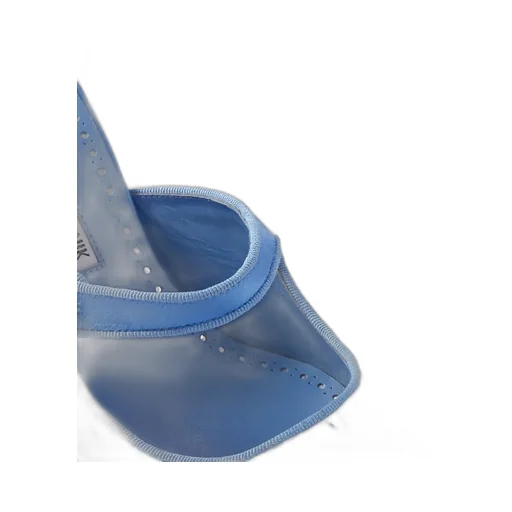 Crystal Button Muller High Heels