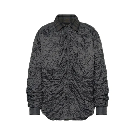 Buttoned Quilted Jacket