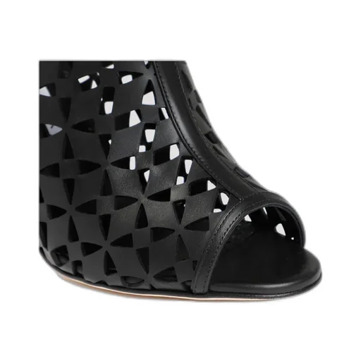 Tingah Laser-Cut Open Toe Sandals