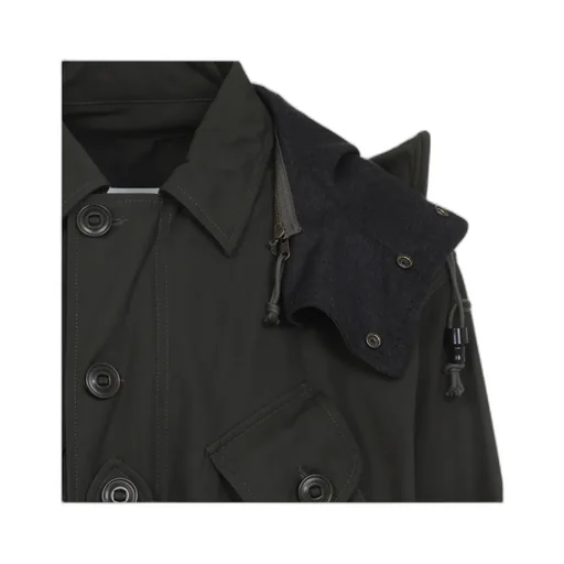 Long Sleeved Hooded Coat
