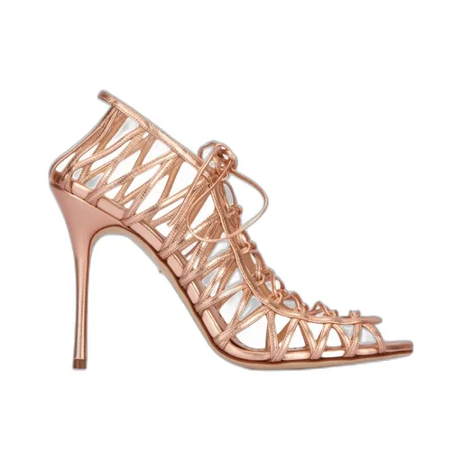 Open-Toed High-Heeled Sandals