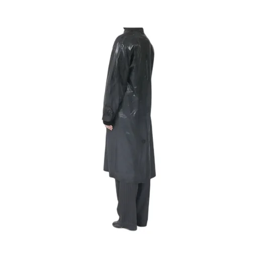 Long Sleeve Coated Trench Coat