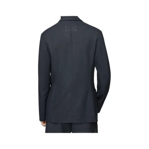 Double-Breasted Peak Lapel Jacket