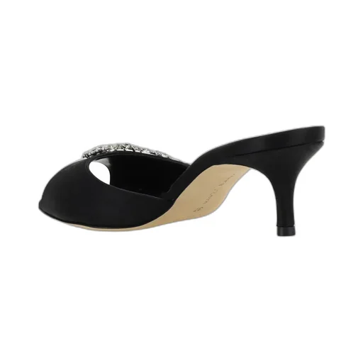 Lumana Embellished Satin Mules