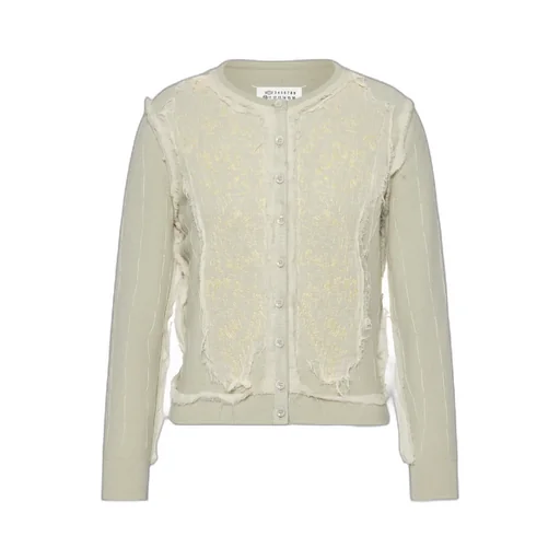 Vintage Effect Knitted Cardigan