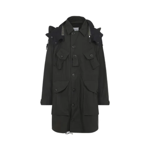 Long Sleeved Hooded Coat