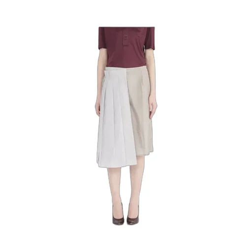 Pleated Midi Skirt
