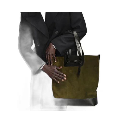 Suede Tote Bag