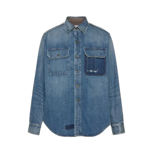 Flap Pocket Denim Shirt