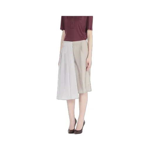 Pleated Midi Skirt