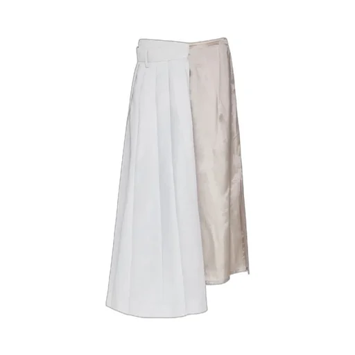 Pleated Midi Skirt