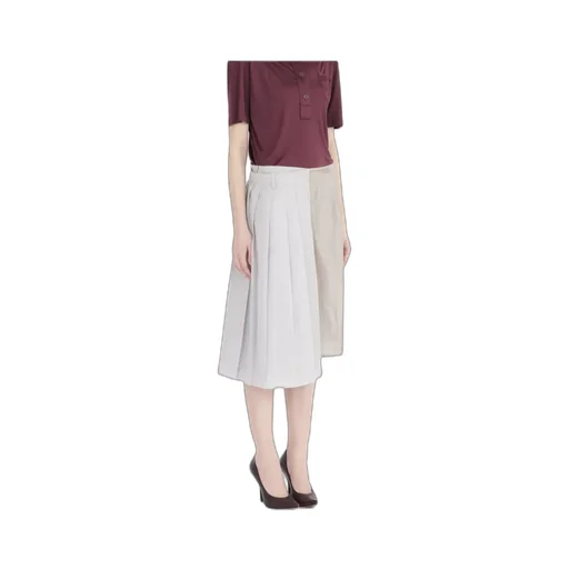 Pleated Midi Skirt
