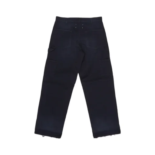 Herringbone-Pattern Jeans