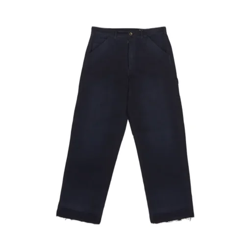 Herringbone-Pattern Jeans