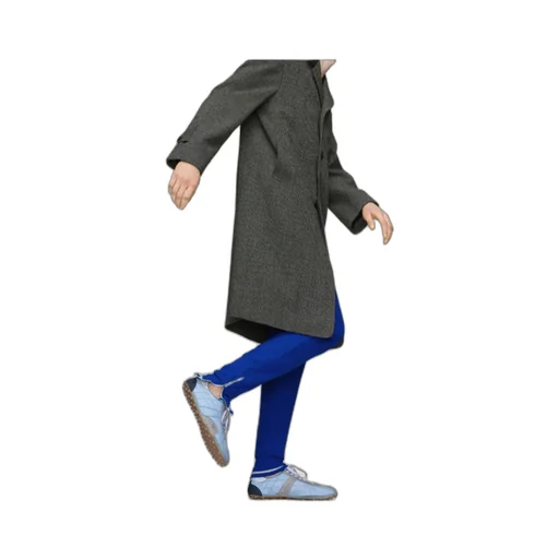 Long Sleeved Single-Breasted Coat