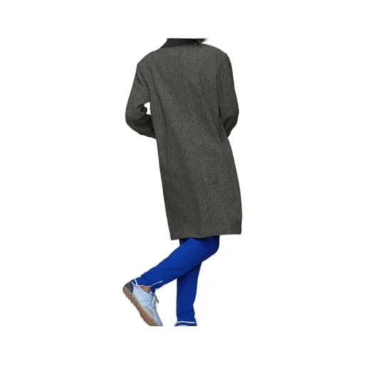 Long Sleeved Single-Breasted Coat