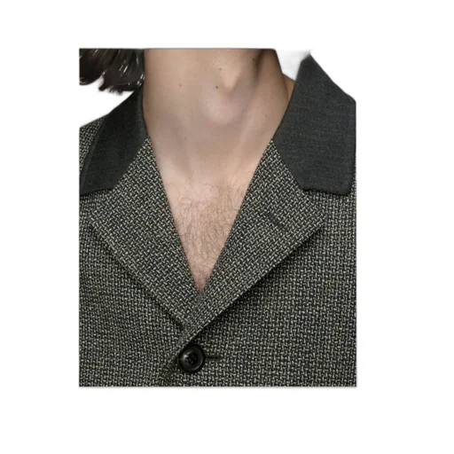 Long Sleeved Single-Breasted Coat