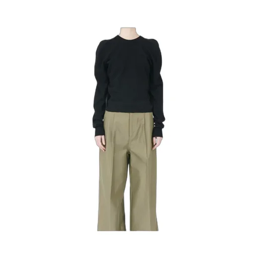 Four-Stitch Detailed Crewneck Jumper