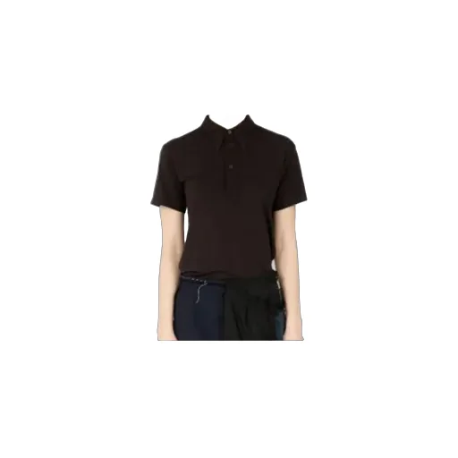 Short Sleeved Buttoned Polo Shirt