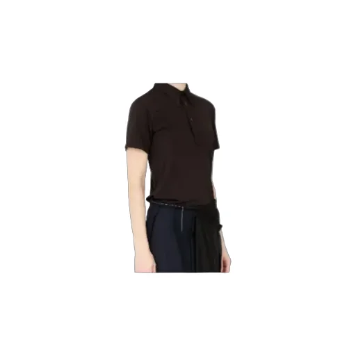 Short Sleeved Buttoned Polo Shirt