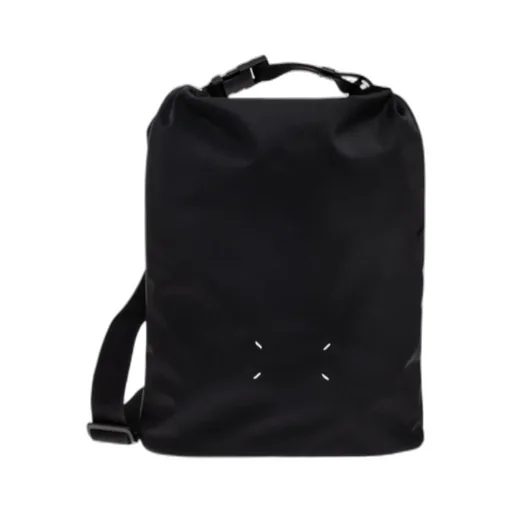 Logo Detailed Roll-Up Backpack