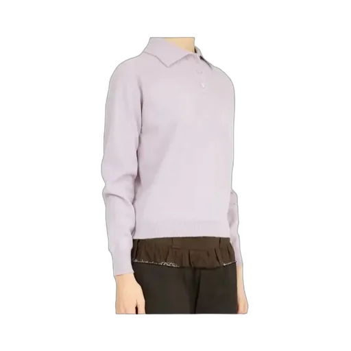 Wool Polo Top