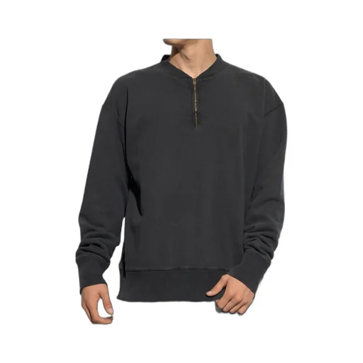 Half-Zip Cotton Sweatshirt