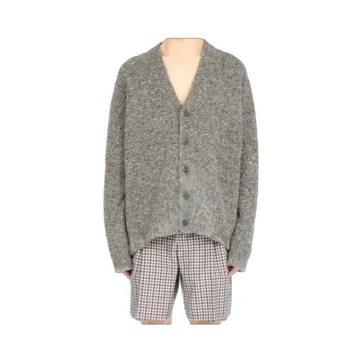 Textured Button-Up Cardigan
