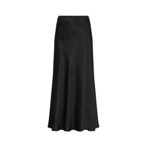 Satin Midi Skirt
