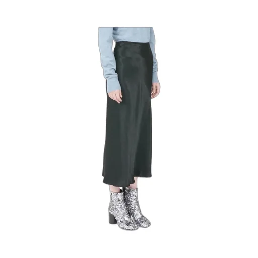 Satin Midi Skirt