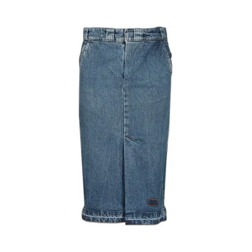 Welt-Pocket Denim Skirt