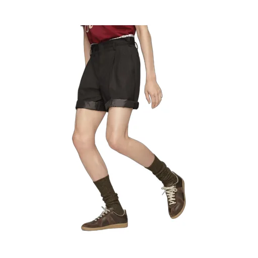 Pleated Tailored Shorts