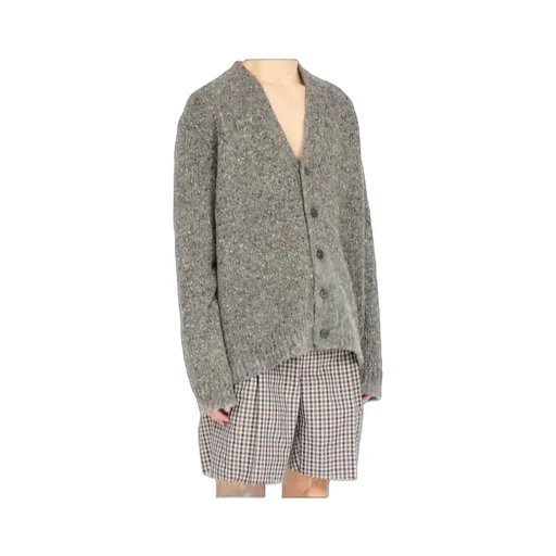 Textured Button-Up Cardigan