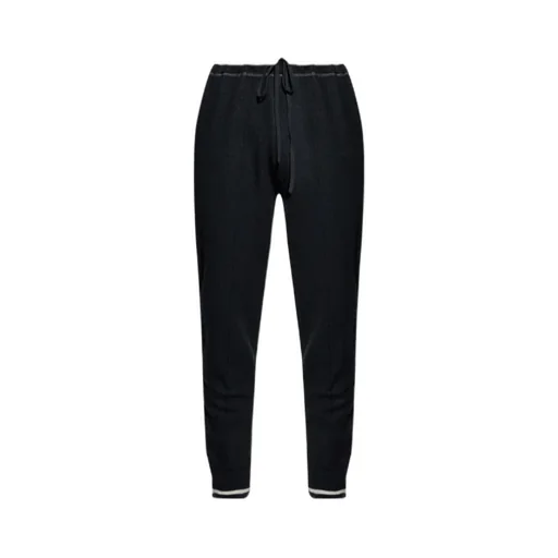 Side-Zip Wool Trousers
