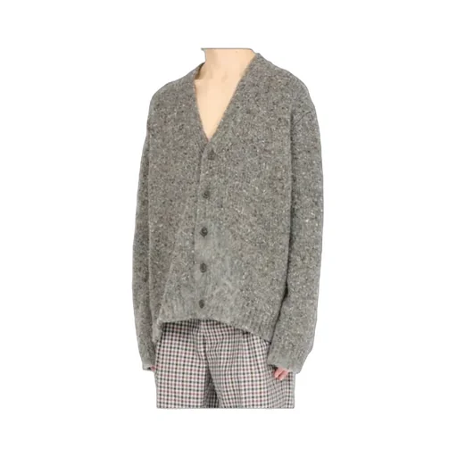 Textured Button-Up Cardigan