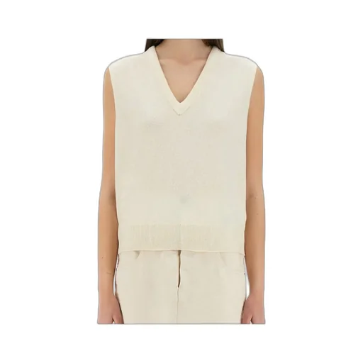 V-Neck Cropped Vest