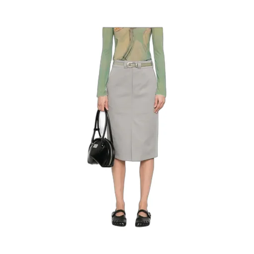 Cotton Midi Skirt