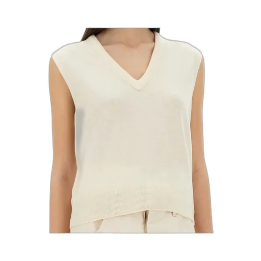 V-Neck Cropped Vest