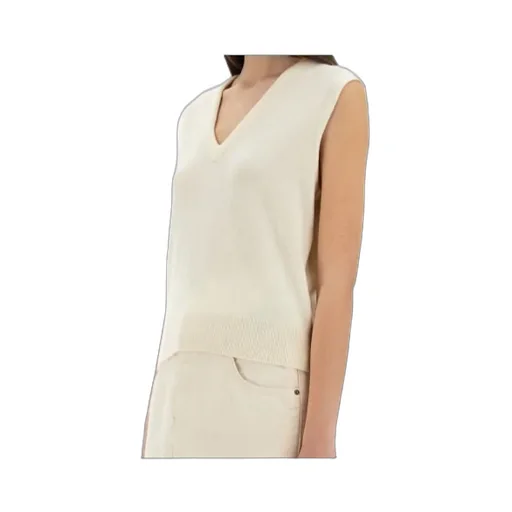 V-Neck Cropped Vest