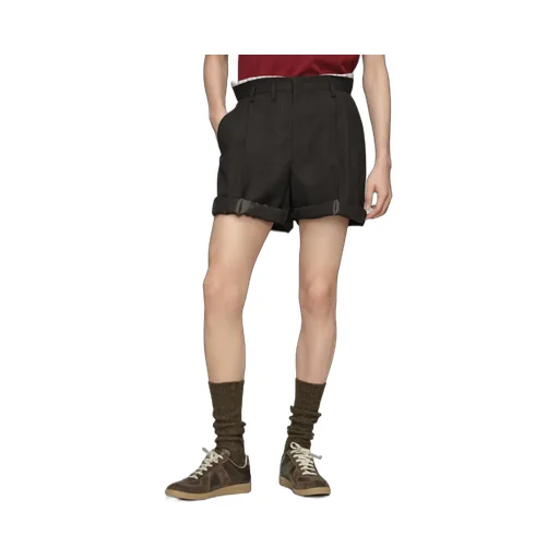 Pleated Tailored Shorts