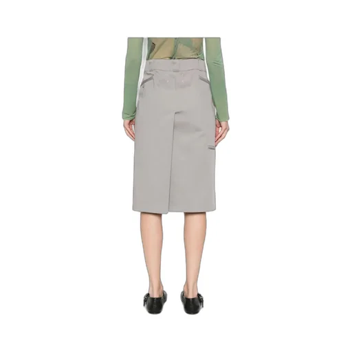 Cotton Midi Skirt
