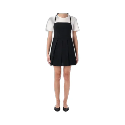 Pleated Short Dress
