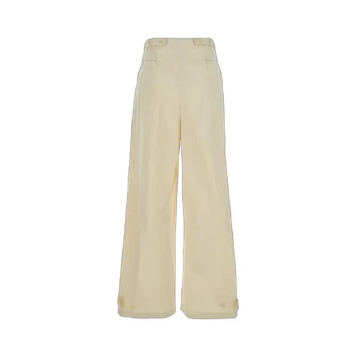 Double Belt Pleated Pants