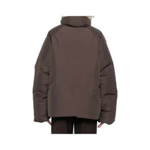 Fleece-Collar Puffer Jacket