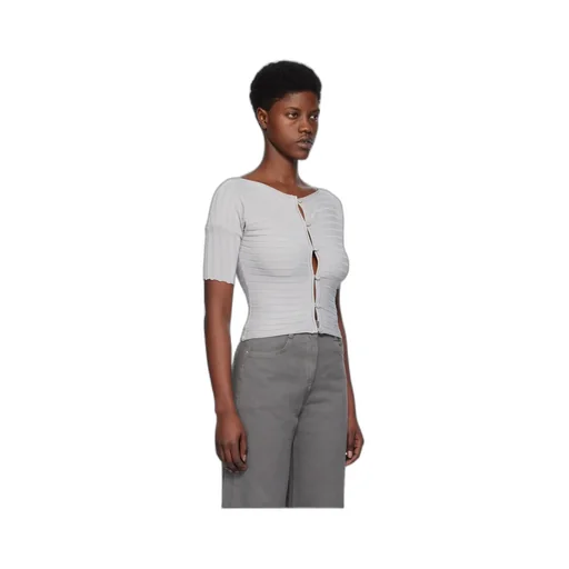 Short-Sleeved Round-Neck Sweater