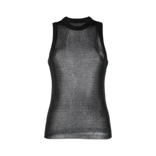 Semi-Sheer Sleeveless Top