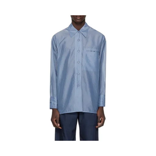 Semi-Sheer Buttoned Shirt