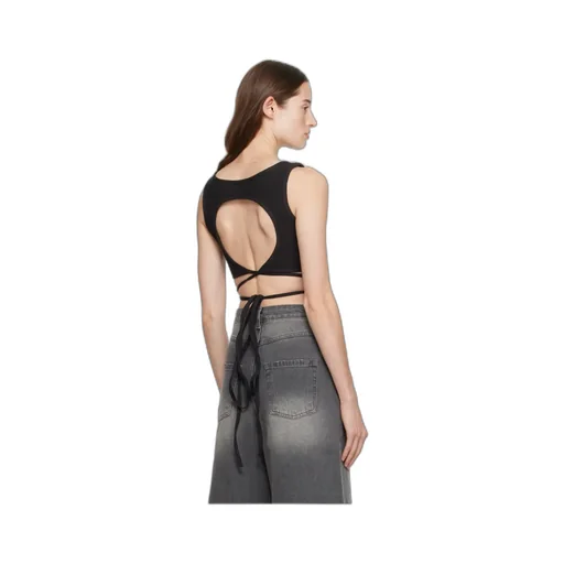 Round Collar Logo Vest