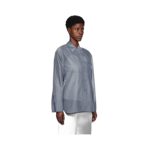 Semi-Sheer Buttoned Shirt