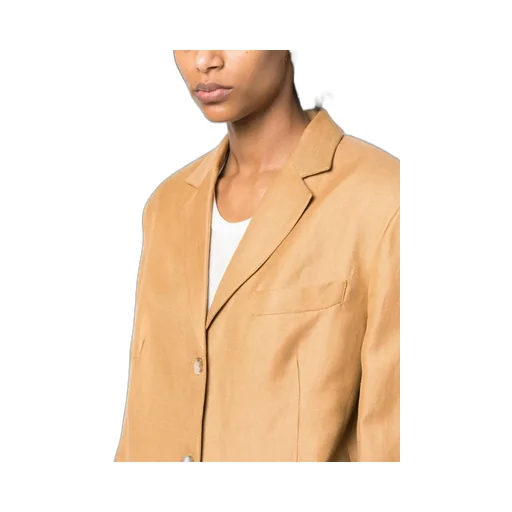 Single-Breasted Long-Sleeved Blazer